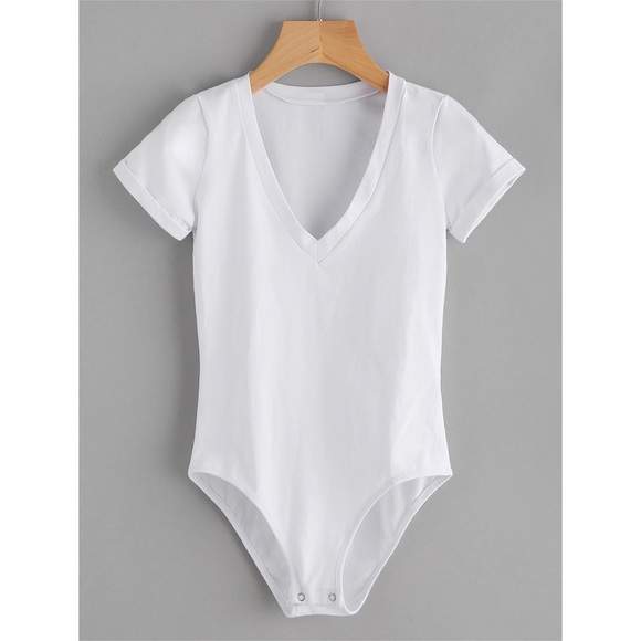 Tops - Cady Bodysuit || White